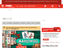 Tablet Screenshot of games.aarp.org