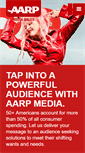 Mobile Screenshot of advertise.aarp.org